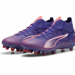 Outlet Puma ULTRA 5 MATCH+ FG AG voetbalschoenen heren lapis lazuli white sunset glow