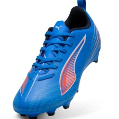 Clearance Puma Ultra 6 Play FG - AG voetbalschoenen junior ultra blue white glowing red