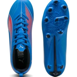 Clearance Puma Ultra 6 Play FG - AG voetbalschoenen junior ultra blue white glowing red