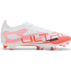 Online Puma ULTRA 5 PRO FG AG voetbalschoenen heren white black glowing red