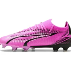 Puma ULTRA MATCH FG AG voetbalschoenen heren poison pink white black