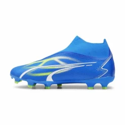 Clearance Puma Ultra Match+ LL FG/AG voetbalschoenen heren ultra blue white pro green