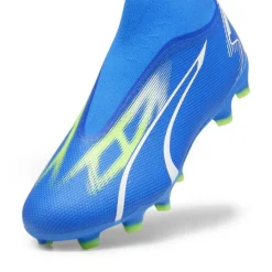 Clearance Puma Ultra Match+ LL FG/AG voetbalschoenen heren ultra blue white pro green