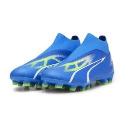Clearance Puma Ultra Match+ LL FG/AG voetbalschoenen heren ultra blue white pro green