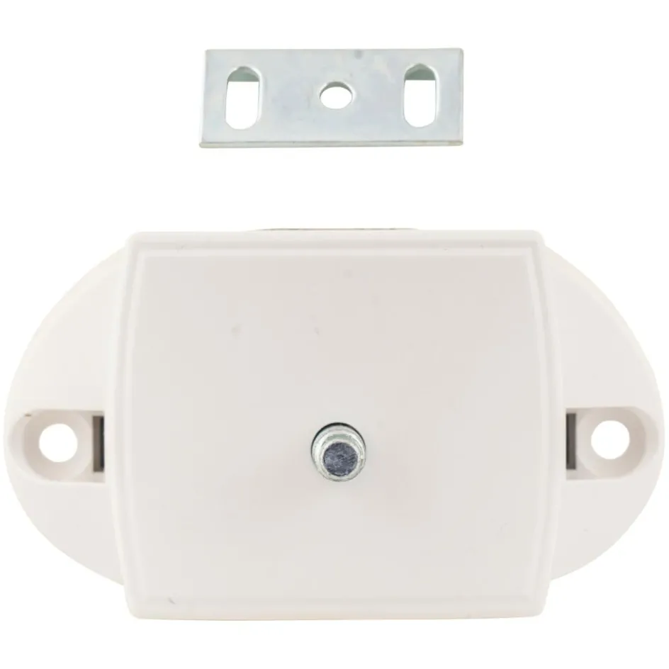 Pushlock Binnenslot toilet en schootplaatje wit