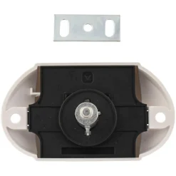 Pushlock Binnenslot toilet en schootplaatje wit