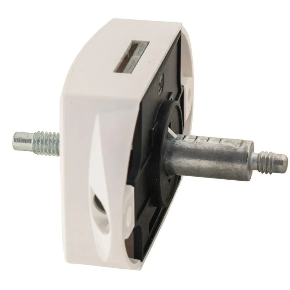 Pushlock Binnenslot toilet en schootplaatje wit