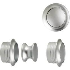 Best Pushlock Drukknop + buitenring maxi mat chroom