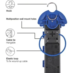 Q-Link 4-voudige CEE stekkerdoos met CMS 5 meter