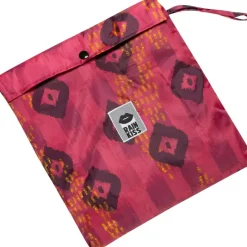 Rainkiss Ikat regenponcho merlot purple