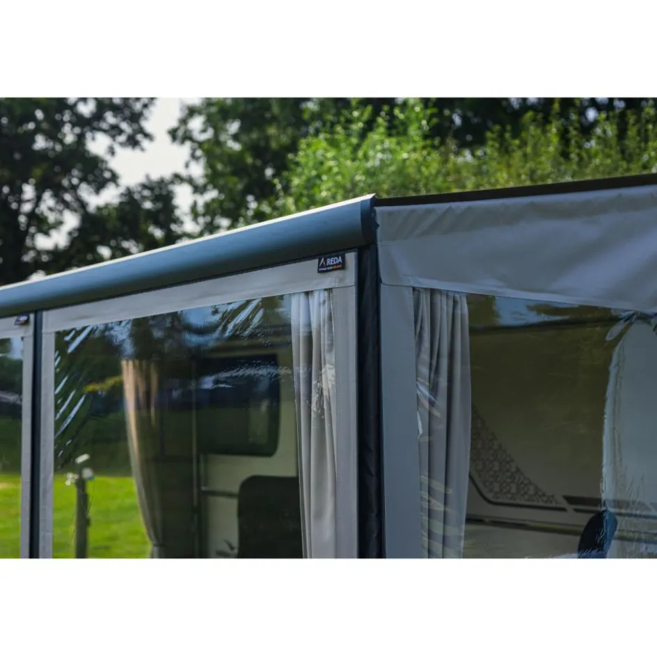 New Reda Adventure 170 cm voorwand gordijn grey