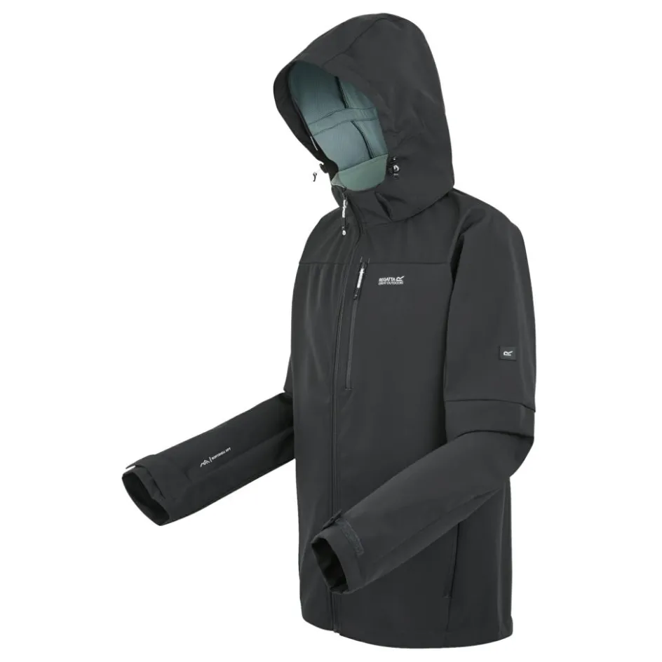 Hot Regatta Arana softshell jas heren ash black