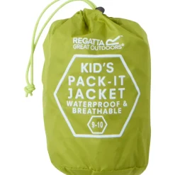 New Regatta Pack It regenjas junior grenoble green
