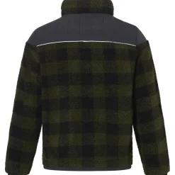 Rehall RITCHALL-R fleece vest heren olive check