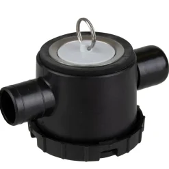 Reich Sifon dubbele afvoerplug met RVS zeefje en afsluit