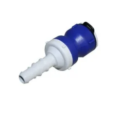 Reich terugslagventiel met slangtule