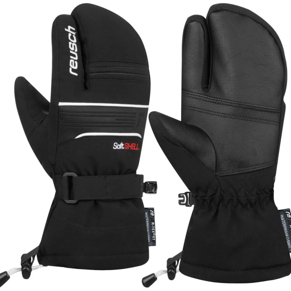 Reusch Kondor R-TEX XT lobster handschoenen junior black white