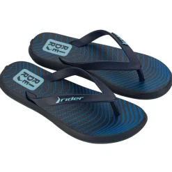 Clearance Rider R1 Style Kids slippers junior black blue