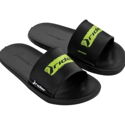Rider Speed Kids slippers junior black green