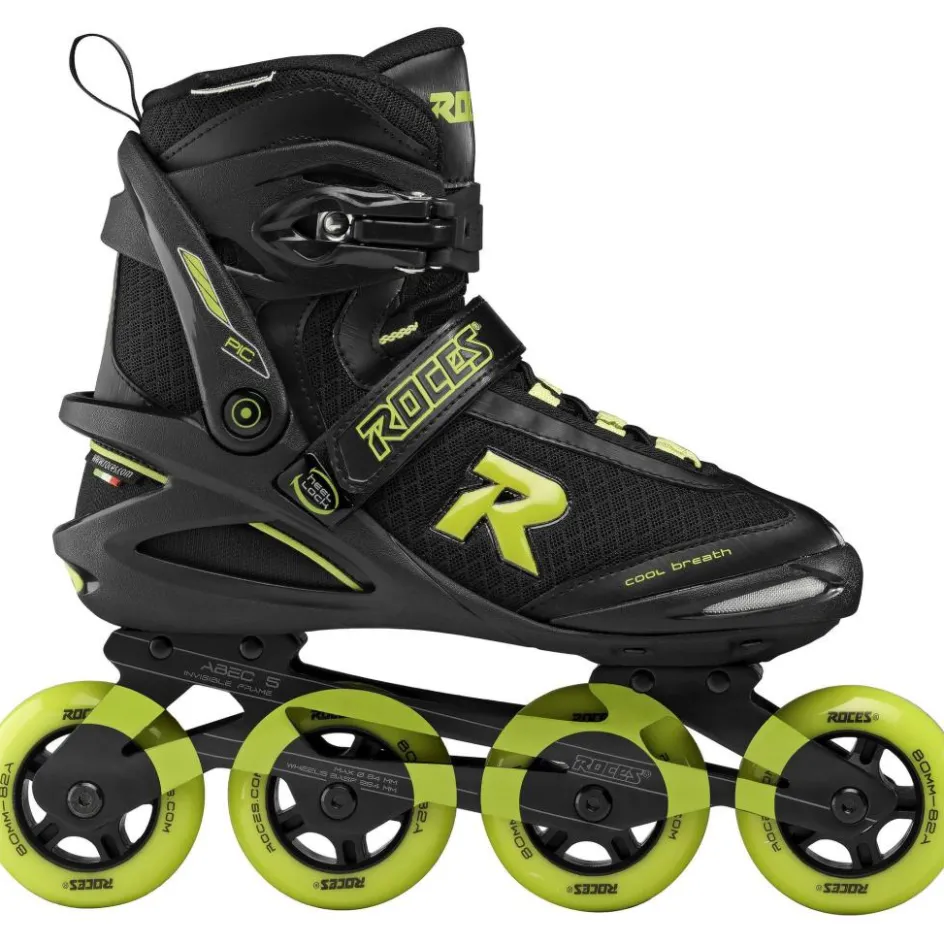 Roces PIC TIF 80 inline skates heren black lime