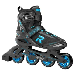 Roces Sign 80 inline skates heren black cyan