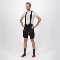 Best Rogelli Essential Bib fietsbroek heren zwart