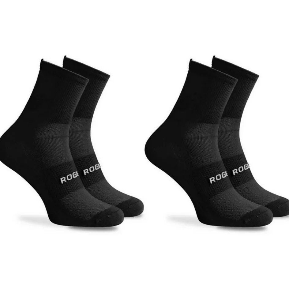 Clearance Rogelli Essential fietssokken zwart 2-pack