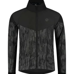 Rogelli Essential Hi Vis hardloopjack heren zwart  reflection