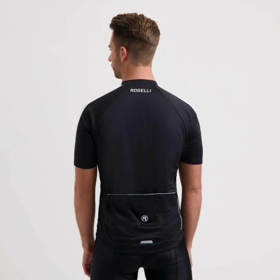 Rogelli Explore fietsshirt heren zwart wit