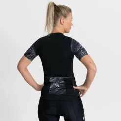 Rogelli Liquid fietsshirt dames zwart grijs