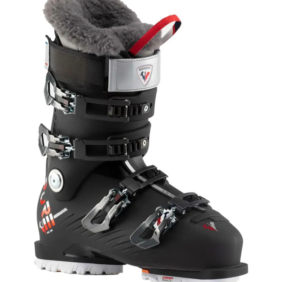 Outlet Rossignol Pure Pro 100 GW skischoenen dames metal charcoal