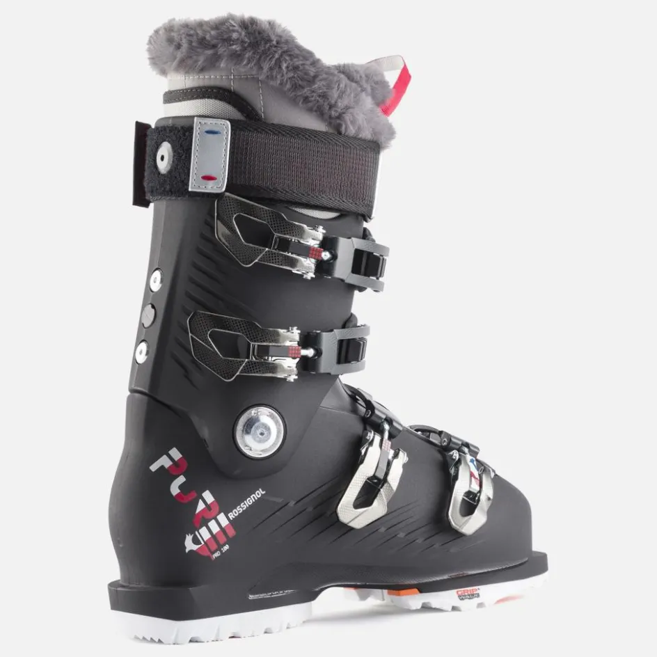 Outlet Rossignol Pure Pro 100 GW skischoenen dames metal charcoal