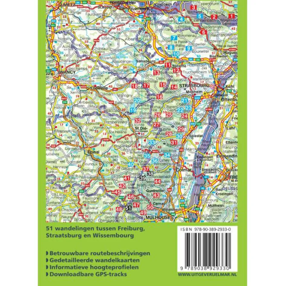 Outlet Rother Vogezen wandelgids