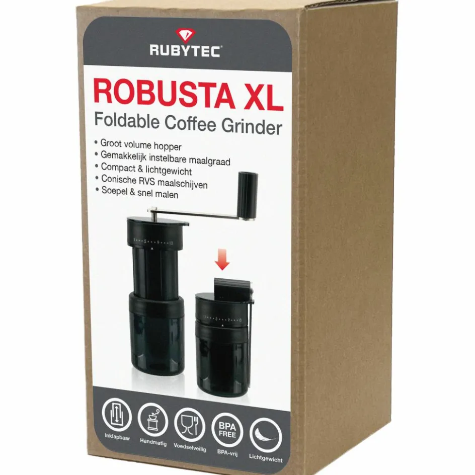 Clearance Rubytec Robusta XL koffiemolen black