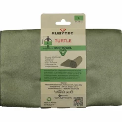Rubytec Turtle ECO handdoek 120 x 60 cm green