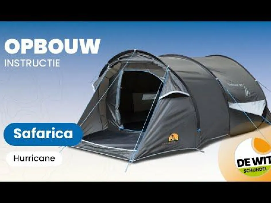 Clearance Safarica Hurricane 180 pop up tent grey