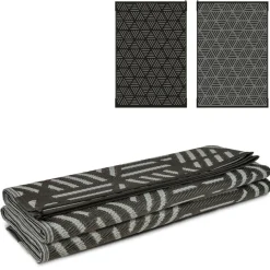 Safarica Safarimat buitenkleed 270 x 400 cm lacrimal black grey