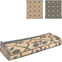 Online Safarica Safarimat buitenkleed 270 x 300 cm tiles grey  beige