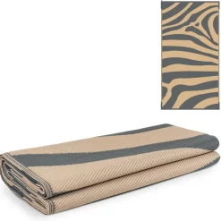 Safarica Safarimat buitenkleed 270 x 500 cm zebra beige