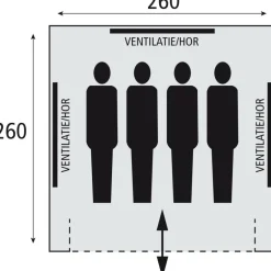 Clearance Safarica Sioux 260 piramidetent grey