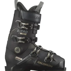 Clearance Salomon S/Pro 120 HV skischoenen heren black titanium beluga
