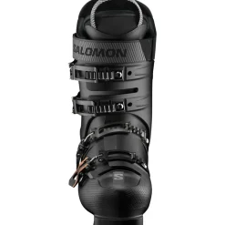 Clearance Salomon S/Pro Delta X90 skischoenen heren black dark grey metallic orange tiger