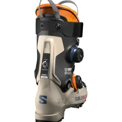 Best Salomon S/Pro Supra Dual BOA 120 skischoenen heren humus black orange tiger