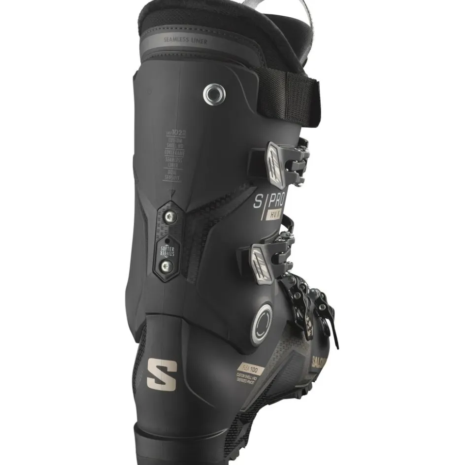 Sale Salomon S/Pro X100 HV skischoenen heren black red beluga