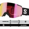 New Salomon S-View skibril Sigma poppy red black