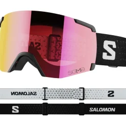 New Salomon S-View skibril Sigma poppy red black