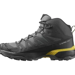 Online Salomon X ULTRA 360 GORE-TEX wandelschoenen heren castlerock black spicy mustard