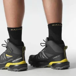 Online Salomon X ULTRA 360 GORE-TEX wandelschoenen heren castlerock black spicy mustard