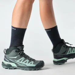 Sale Salomon X ULTRA 360 GORE-TEX wandelschoenen dames turbulence carbon tourmaline