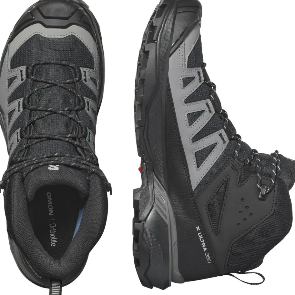 Salomon X Ultra 360 GTX Mid wandelschoenen heren black magnet pewter